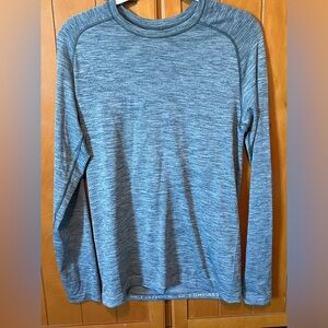 Lululemon Athletica Gray Long Sleeve Tee Performance Shirt